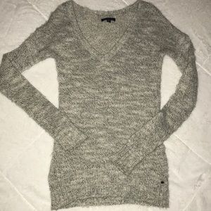 Small American Eagle Metallic Oversized Sweater